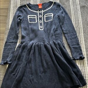 Stylish Navy Blue Kids Dress